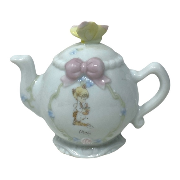The Enesco Precious Moments Collection Tea Pot 1993 Vintage - Picture 1 of 5